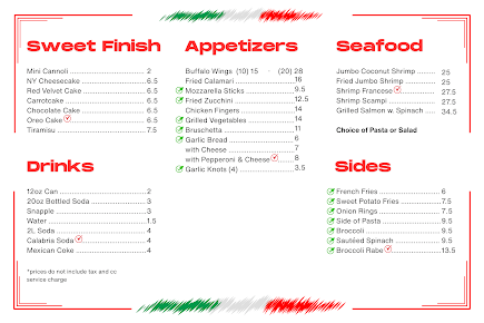 Menu Famous Calabria Pizza - 21