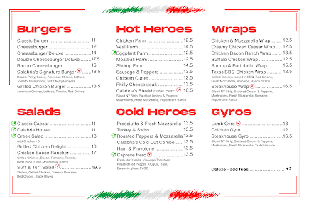 Menu Famous Calabria Pizza - 22