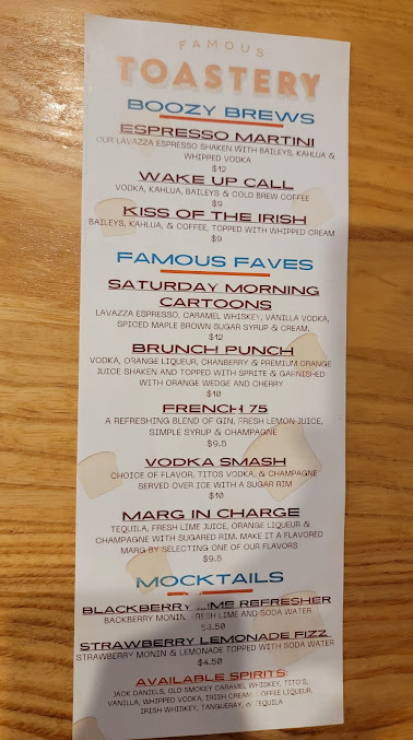 Menu Famous Toastery Mooresville On Main - 17