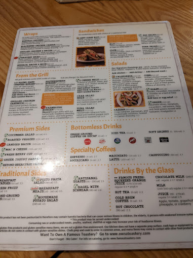 Menu Famous Toastery Mooresville On Main - 23
