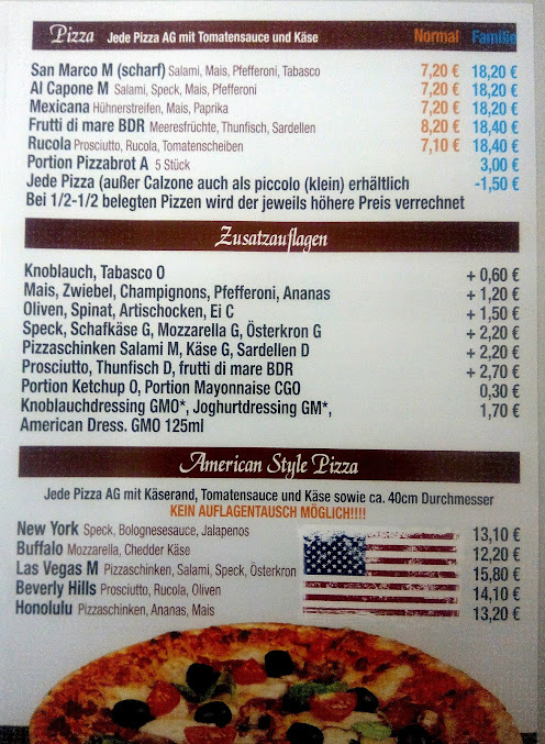Menu Fatto A Mano Pizzeria - 23