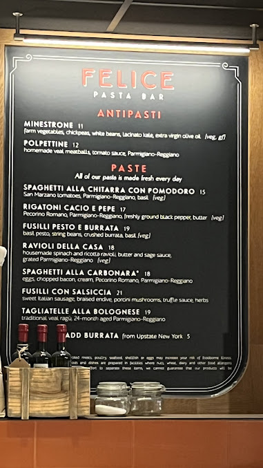 Menu Felice Pasta Bar - 21