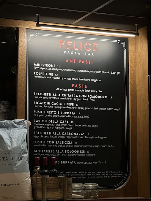 Menu Felice Pasta Bar - 22