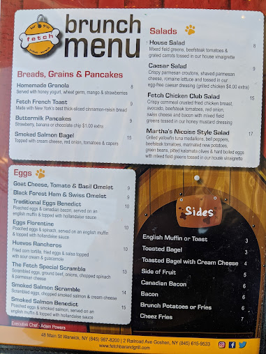 Menu Fetch Bar Grill - 21