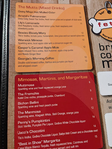 Menu Fetch Bar Grill - 22