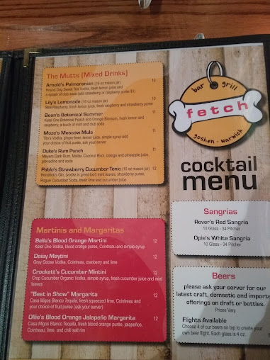 Menu Fetch Bar Grill - 28