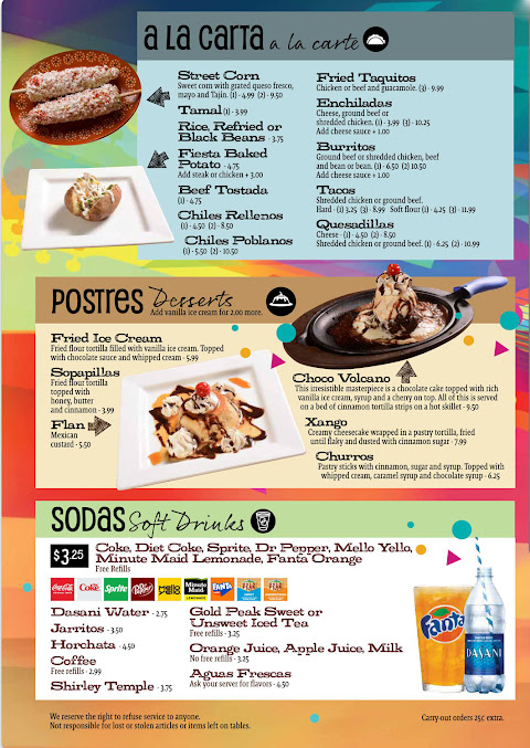 Menu Fiesta Mexicana Garner - 27