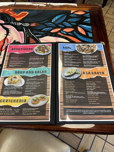 Menu Fiesta Patria Mexican Restaurant Cantina - 27