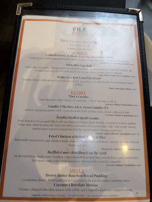 Menu Filé Gumbo Bar - 25