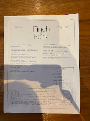 Menu Finch Fork - 22