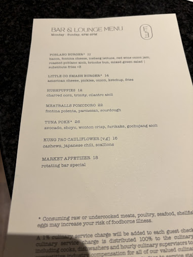 Menu Finch Fork - 23