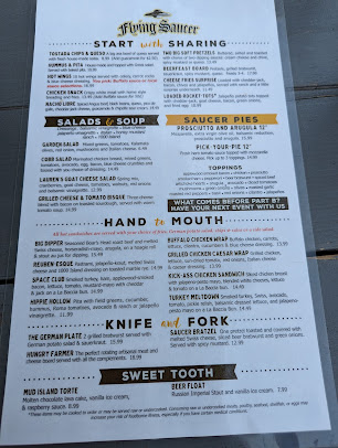 Menu Flying Saucer Draught Emporium - 23