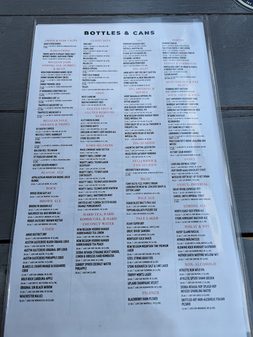 Menu Flying Saucer Draught Emporium - 27