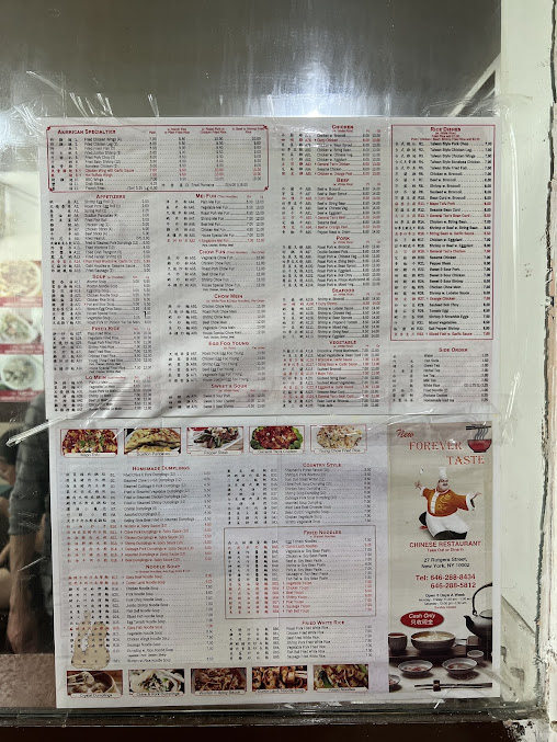 Menu Forever Taste - 21