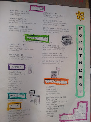 Menu Forgtmenot - 20