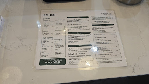 Menu Fount Coffee Kitchen - 21