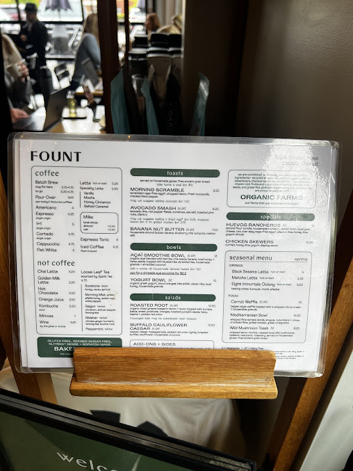Menu Fount Coffee Kitchen - 27