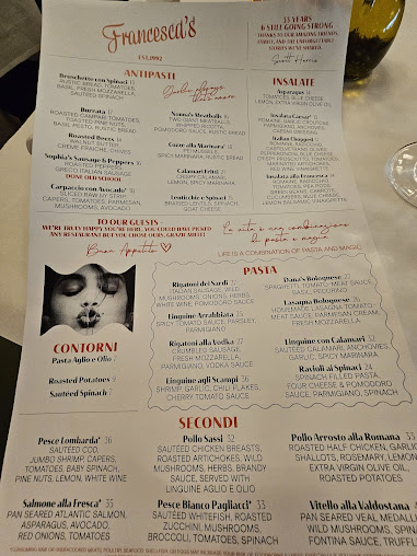 Menu Francesca's North - 20