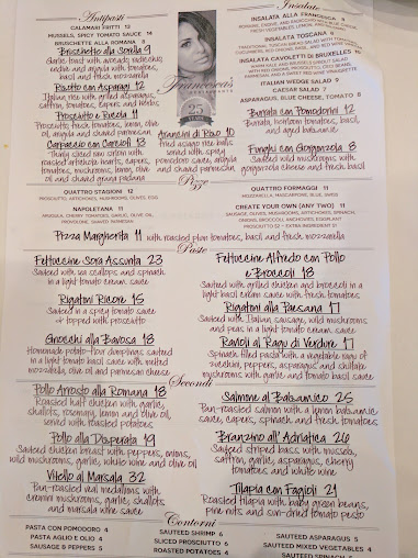 Menu Francesca's North - 27