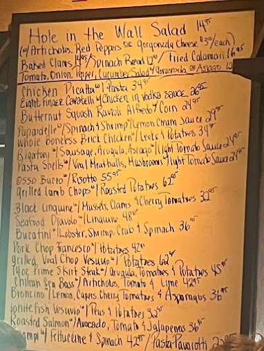Menu Francesco's Hole In The Wall - 20