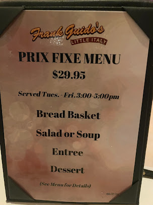 Menu Frank Guido's Little Italy - 21