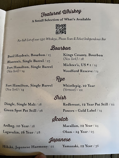 Menu Fraunces Tavern - 21