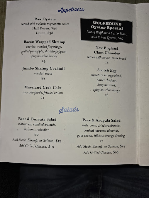 Menu Fraunces Tavern - 26