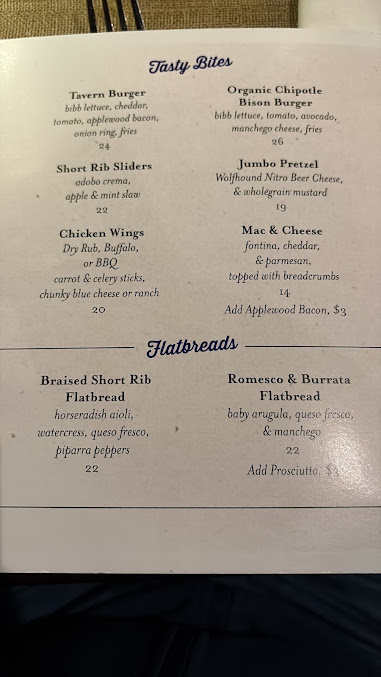 Menu Fraunces Tavern - 27