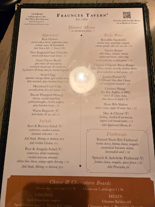 Menu Fraunces Tavern - 29