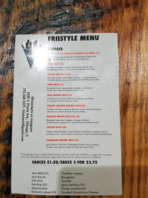 Menu Friistyle Chicago - 29