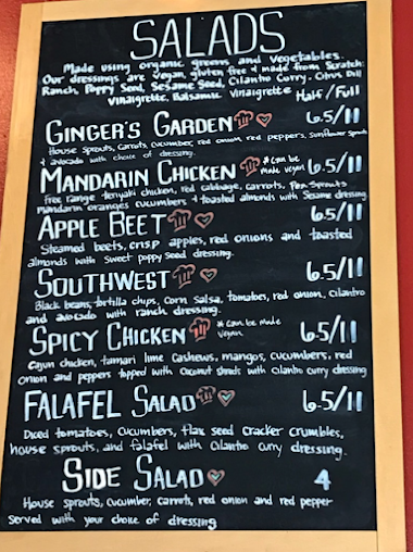Menu Gingers Garden Cafe - 25