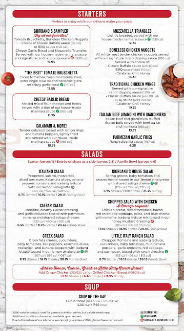 Menu Giordano's - 20