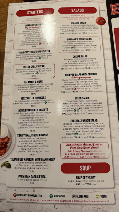 Menu Giordano's - 21