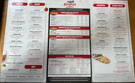 Menu Giordano's - 26