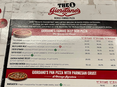 Menu Giordano's - 27