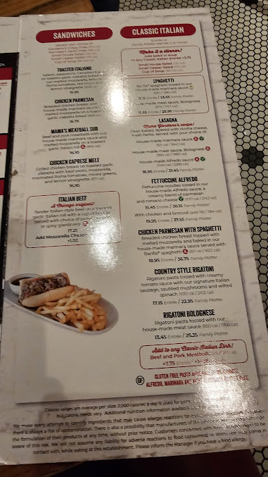 Menu Giordano's - 29