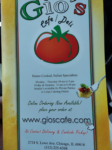 Menu Gio's Cafe And Deli - 28