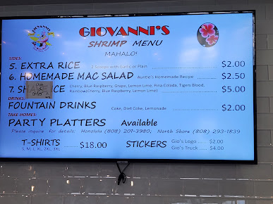 Menu Giovanni’s Shrimp - 20
