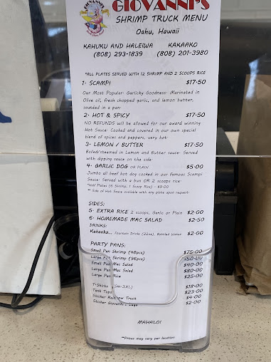 Menu Giovanni’s Shrimp - 23