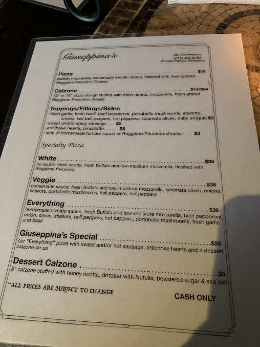 Menu Giuseppina's - 23