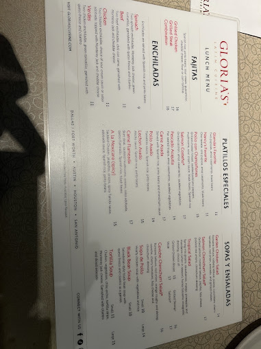 Menu Glorias Latin Cuisine - 20