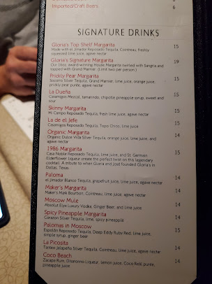Menu Glorias Latin Cuisine - 22