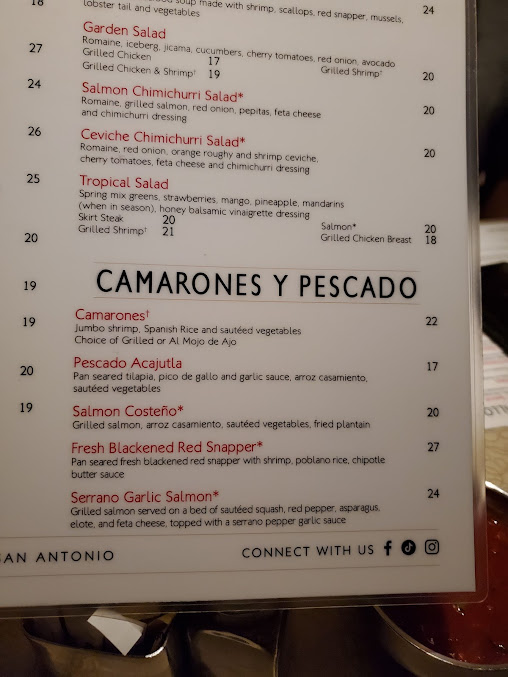 Menu Glorias Latin Cuisine - 29