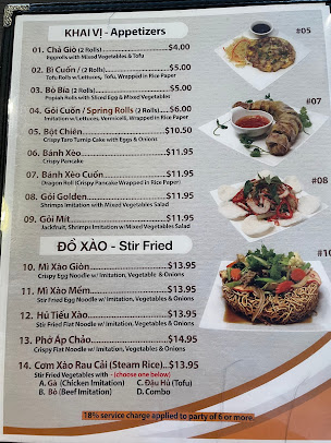 Menu Golden Flower Veggie - 27
