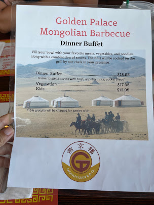 Menu Golden Palace Mongolian Bbq - 25