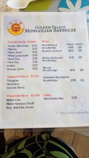 Menu Golden Palace Mongolian Bbq - 29