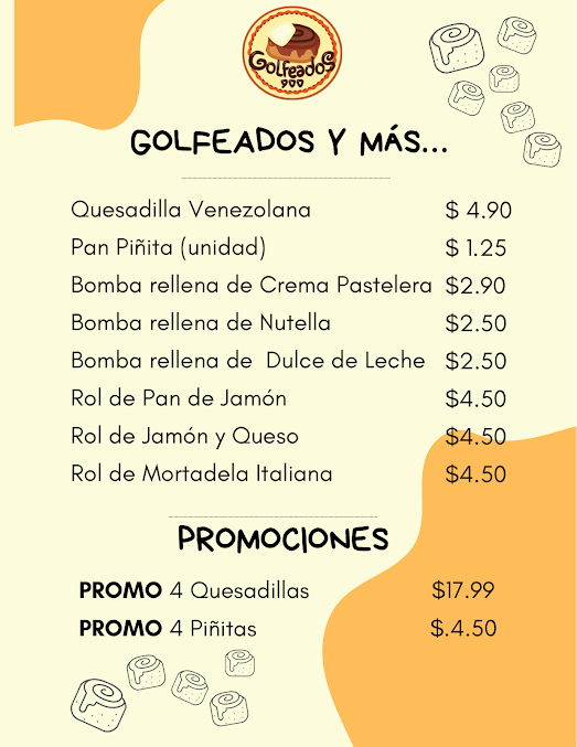 Menu Golfeados 900 - 19