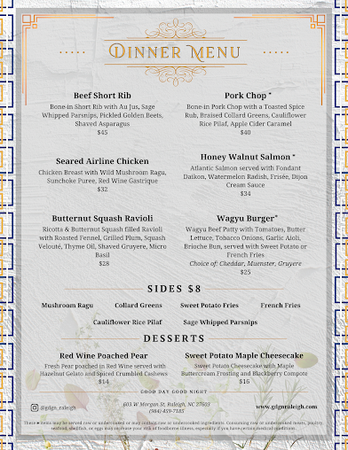 Menu Good Day Good Night - 20