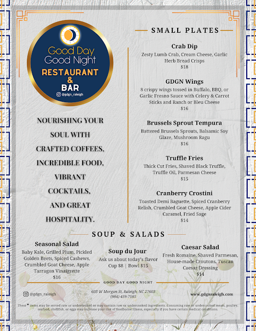 Menu Good Day Good Night - 21