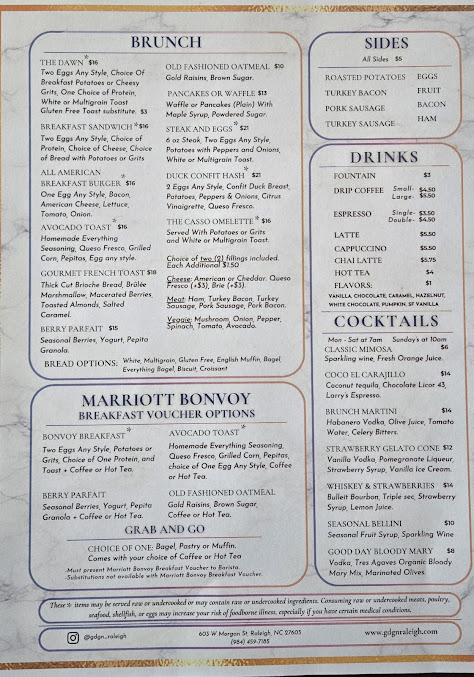 Menu Good Day Good Night - 22
